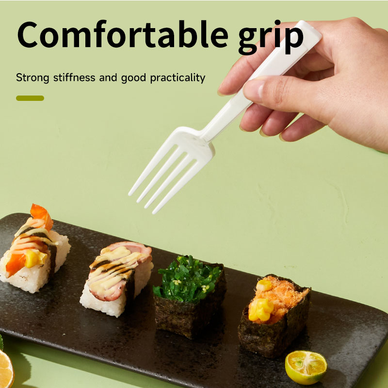 Export Plastic 7 Inch Knife And Fork Spoon Factory Customized Wholesale Can Print Logo Disposable Takeaway Knife And Fork Spoon Neutral
