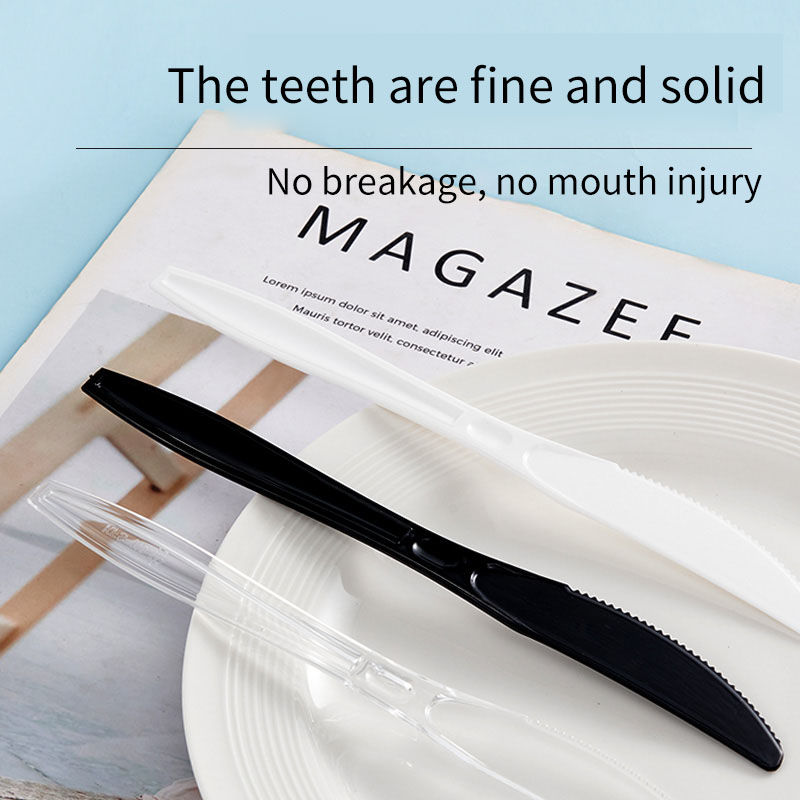 7-Inch Heavy-Duty Knife, Fork And Spoon Factory Direct Sales Customized Wholesale Independent Packaging Disposable Plastic Packaging Takeaway Set
