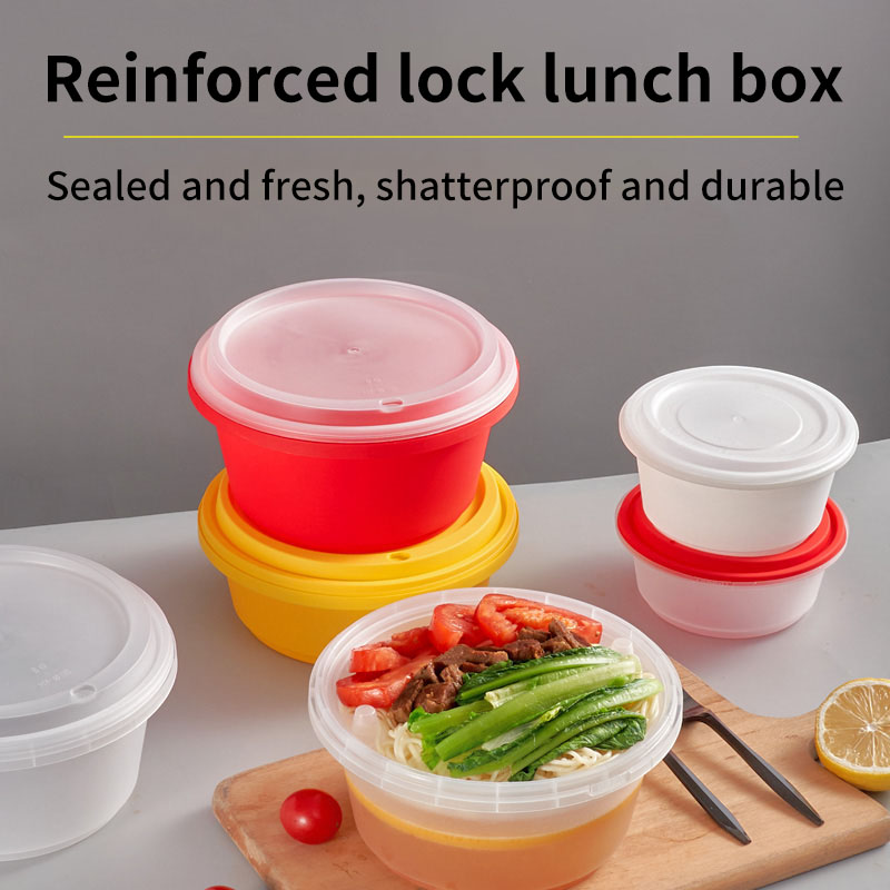 How do disposable lunch boxes ensure food safety through material selection and processing?